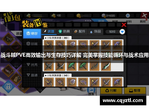 战斗贼PVE高效输出与生存技巧详解 完美掌握技能循环与战术应用